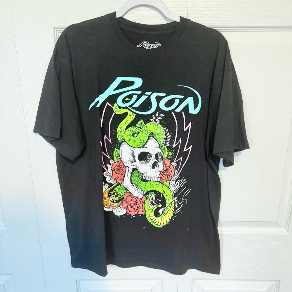 Poison Black Graphic Tee - Short Sleeve